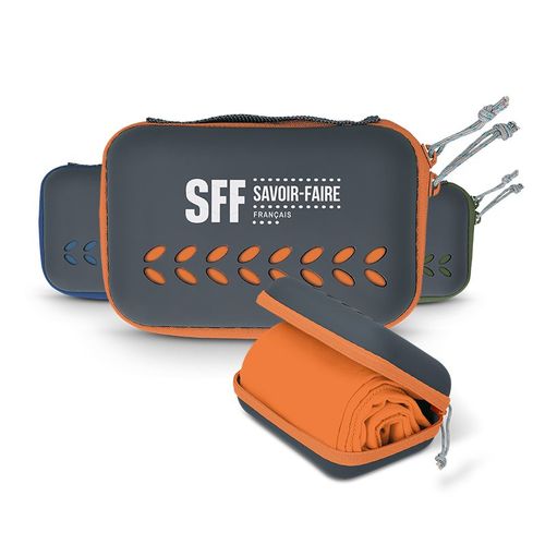 SERVIETTE MICROFIBRE DE SPORT AVEC BOITE DE RANGEMENT - 5