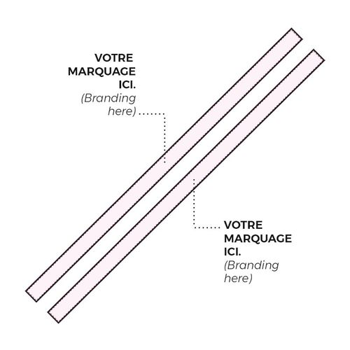 BRACELET INVIOLABLE EN SATIN - SUBLIMATION 2 FACES - 5