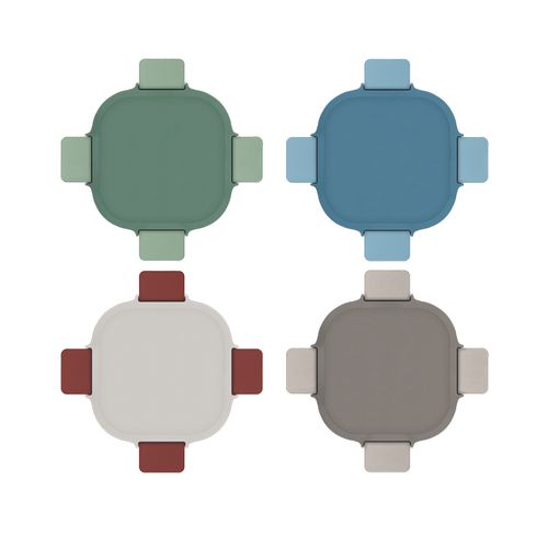 BOITE A REPAS (LUNCH BOX) MULTI-COMPARTIMENTS AVEC FOURCHETTE - 2