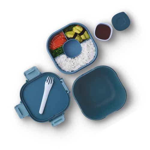 BOITE A REPAS (LUNCH BOX) MULTI-COMPARTIMENTS AVEC FOURCHETTE - 5