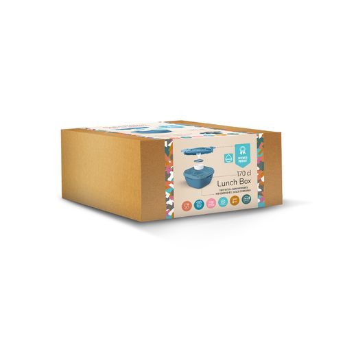 BOITE A REPAS (LUNCH BOX) MULTI-COMPARTIMENTS AVEC FOURCHETTE thumbnail 6