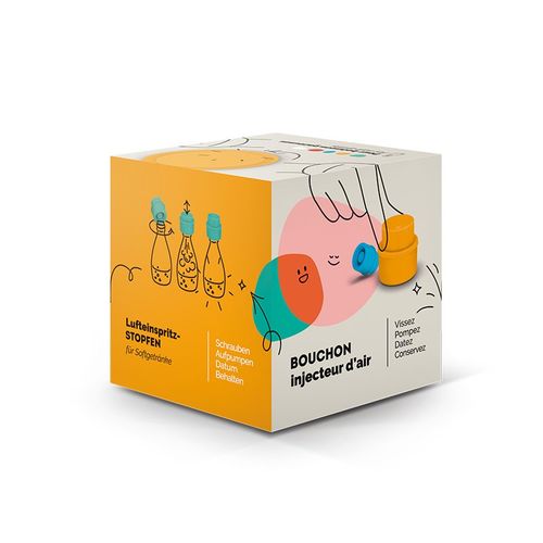 BOUCHON POMPE INJECTEUR D’AIR POUR BOISSONS GAZEUSES - 5