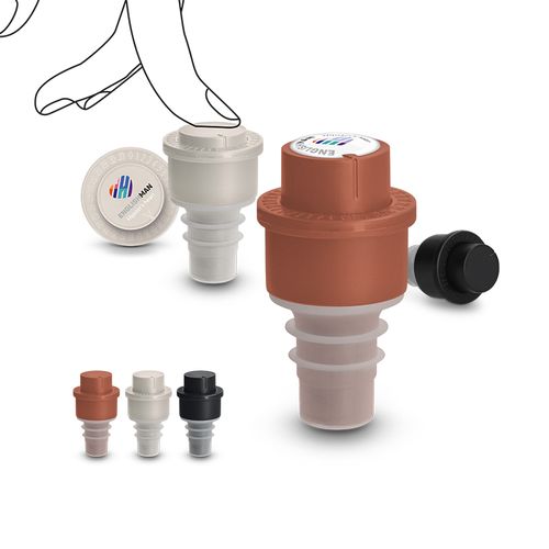 TAPÓN DE BOTELLA CON BOMBA DE VACÍO