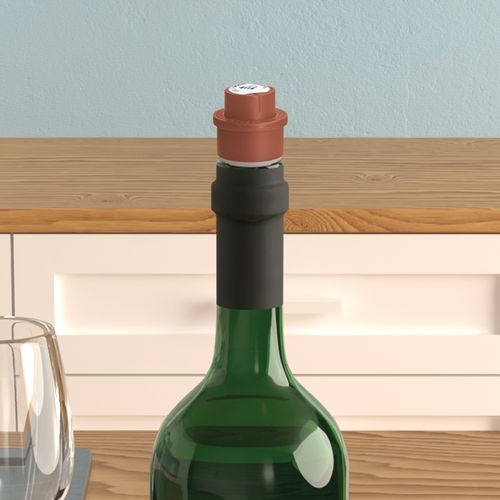 BOUCHON DE BOUTEILLE AVEC POMPE VIDE D'AIR, POMPE A VIN
