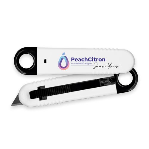 CUTTER PLASTIQUE A LAME AUTO-RETRACTABLE