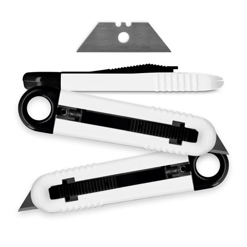CUTTER PLASTIQUE A LAME AUTO-RETRACTABLE