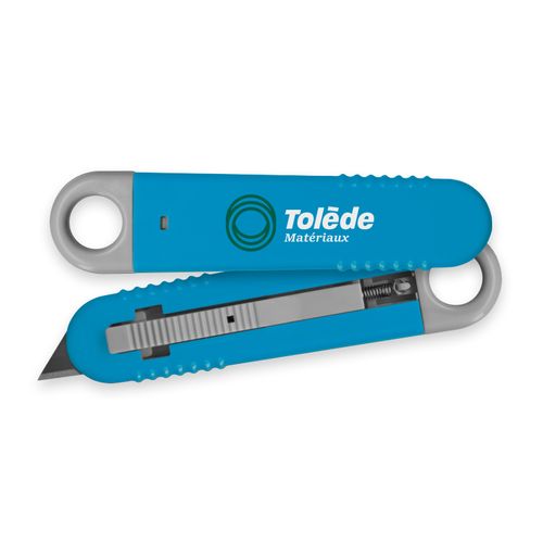 CUTTER PLASTIQUE A LAME AUTORETRACTABLE