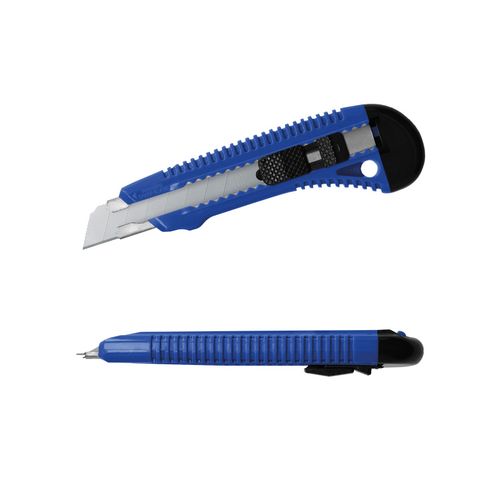 CUTTER PLASTIQUE PROFESSIONNEL AVEC GUIDE METAL ET BLOCAGE DE LAME - 4