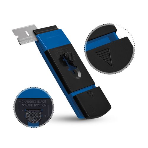 CUTTER GRATTOIR RACLOIR AVEC BLOCAGE DE LAME - 5