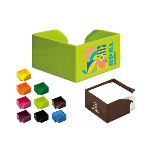 SOPORTE BLOQUE DE PAPEL (90X90X48MM)