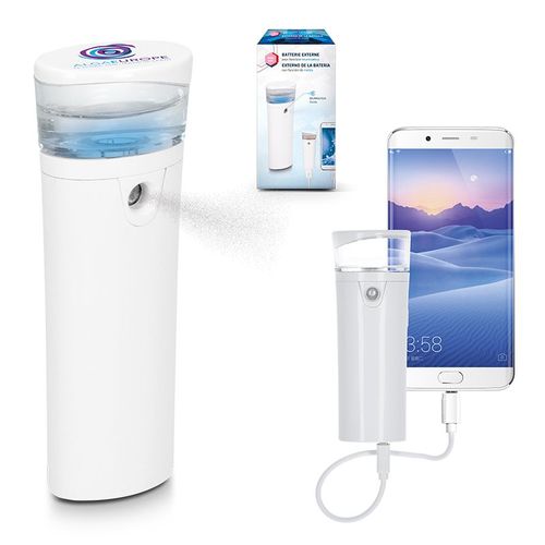 BATERIA EXTERNA 2000 MAH CON PULVERIZADOR