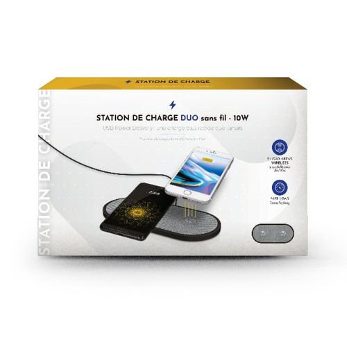STATION DE CHARGE DUO PAR INDUCTION (SANS FIL) thumbnail 5
