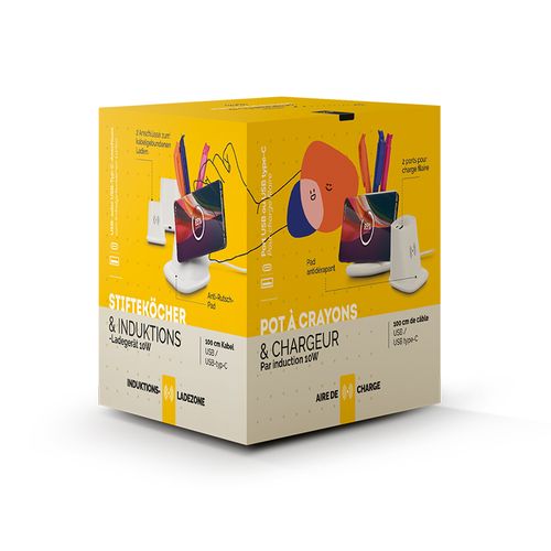 CHARGEUR INDUCTION OU CABLE POT A CRAYONS - 6