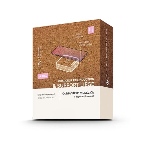 CHARGEUR PAR INDUCTION RAPIDE 10W & SUPPORT DE TELEPHONE - 6