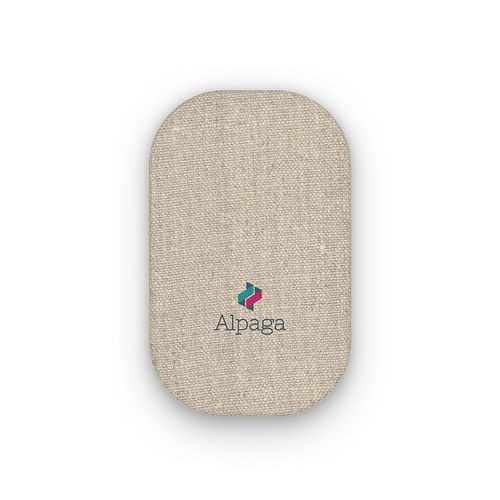 CHARGEUR PAR INDUCTION RAPIDE 15W EN MATIERE RPET ET CHANVRE - 3