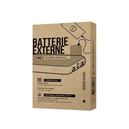 BATTERIE EXTERNE 5000 mAh - 6