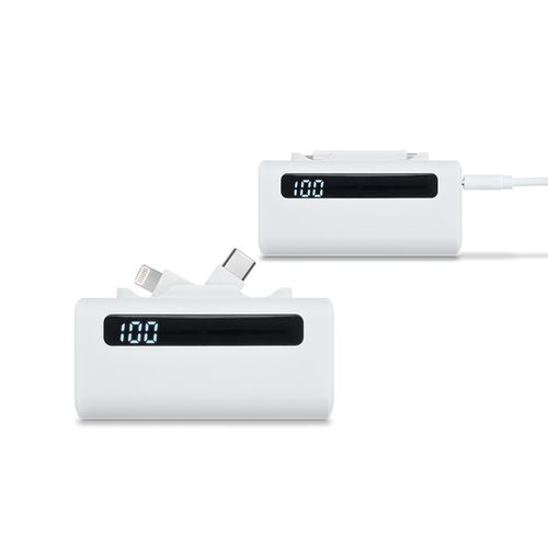 BATTERIE EXTERNE POWER BANK COMPACT 5000 mAh EN rABS