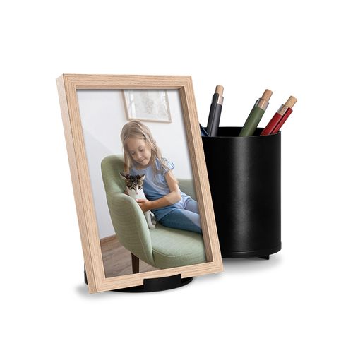 CHARGEUR PAR INDUCTION 10W AVEC FONCTION HUB ET POT A CRAYONS EN rAlu - 5