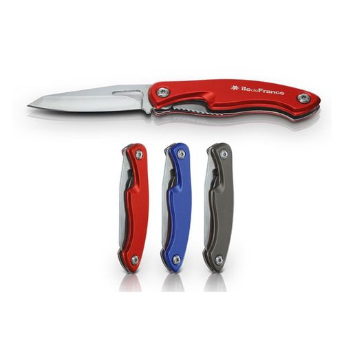 CUCHILLO PLEGABLE MANGO ALU HOJA INOX