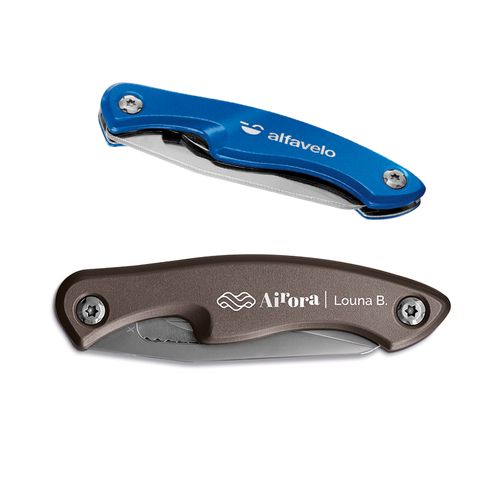 COUTEAU PLIABLE MANCHE ALU LAME INOX