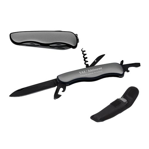 CUCHILLO MULTIFUNCIÓN, HOJA NEGRA