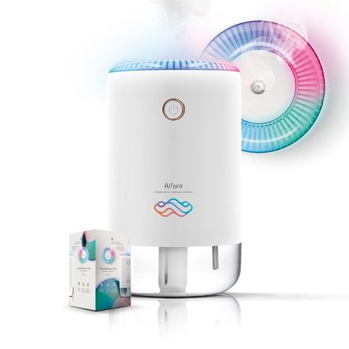 HUMIDIFICATEUR D'AIR & DIFFUSEUR AROMATIQUE 370ML - 1