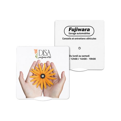 DISQUE DE STATIONNEMENT CARTON 15  X 15 CM - 3