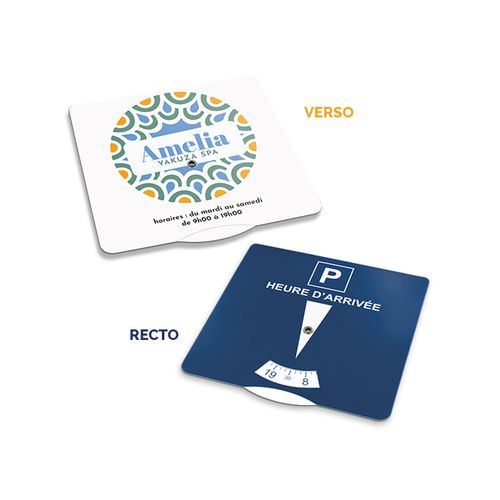 DISQUE DE STATIONNEMENT CARTON 15  X 15 CM - 4