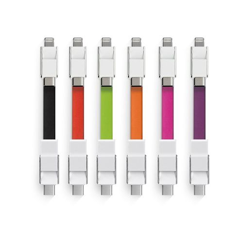 CÂBLE DE CHARGE RAPIDE (20 W) ET TRANSFERT DE DONNEES 6 EN 1