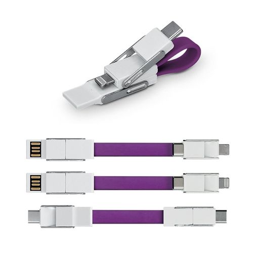 CABLE DE CHARGE RAPIDE (20 W) ET TRANSFERT DE DONNEES 6 EN 1 - 3