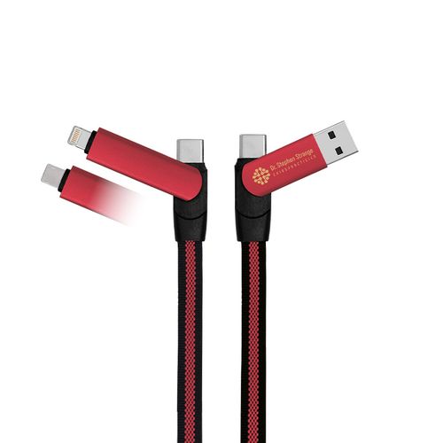 CABLE DE CHARGE RAPIDE ET TRANSFERT  6 EN 1