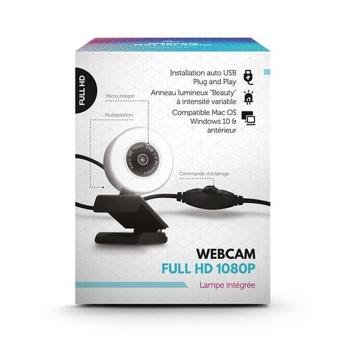 WEBCAM HD 1080P AVEC MICROPHONE POUR ORDINATEUR - 5