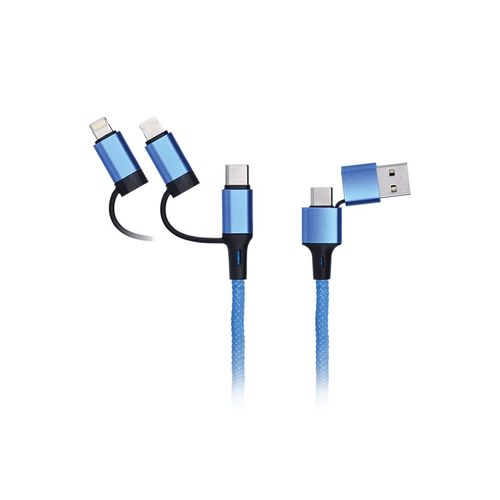CABLE DE CHARGE RAPIDE ET TRANSFERT RETRACTABLE A RESSORT 6 EN 1 - 5