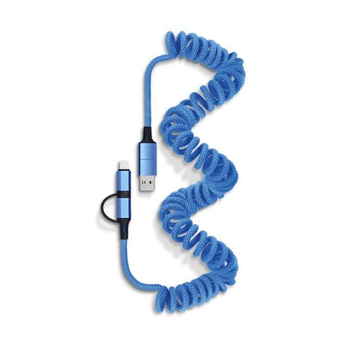 6-IN-1 FAST CHARGING AND DATA TRANSFER SPRING RETRACTABLE CABLE 6-IN-1 FAST CHARGING AND DATA TRANSFER SPRING RETRACTABLE CABLE