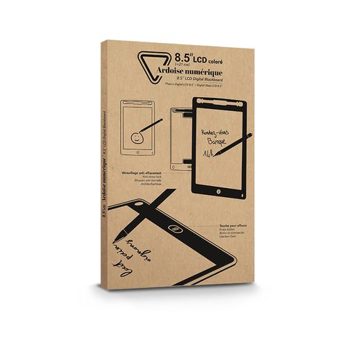 TABLETTE ARDOISE NUMERIQUE LCD COLORE ANTI-EFFACEMENT 8.5 POUCES - 6