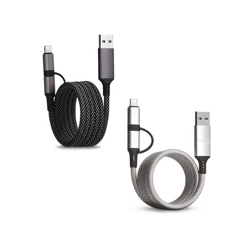 CABLE DE CHARGE 6 EN 1 A ENROULEMENT MAGNETIQUE - 2