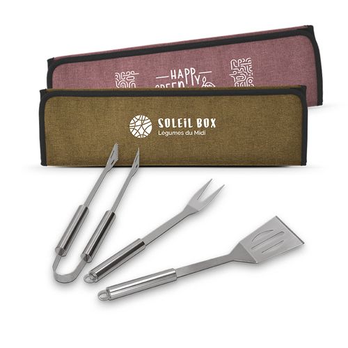 SET DE 3 USTENSILES POUR BBQ BARBECUE