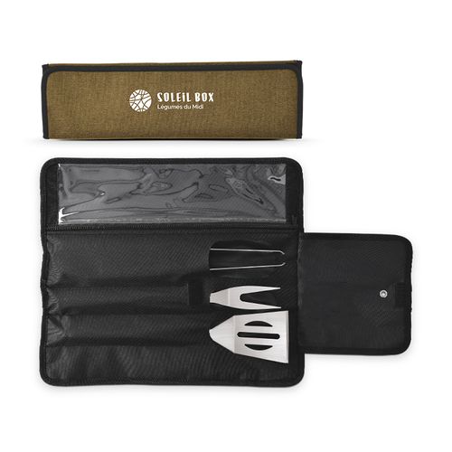 SET DE 3 USTENSILES POUR BBQ BARBECUE