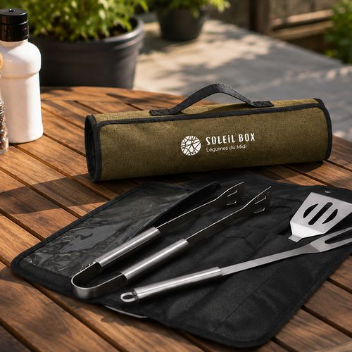 SET DE 3 USTENSILES POUR BBQ BARBECUE