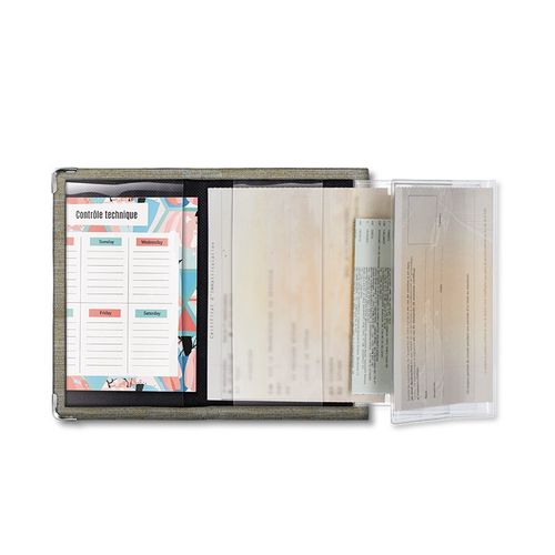 PORTE CARTE GRISE EN RPET