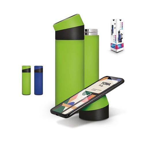 BOTELLA TERMO 400 ML Y SOPORTE DE TELEFONO