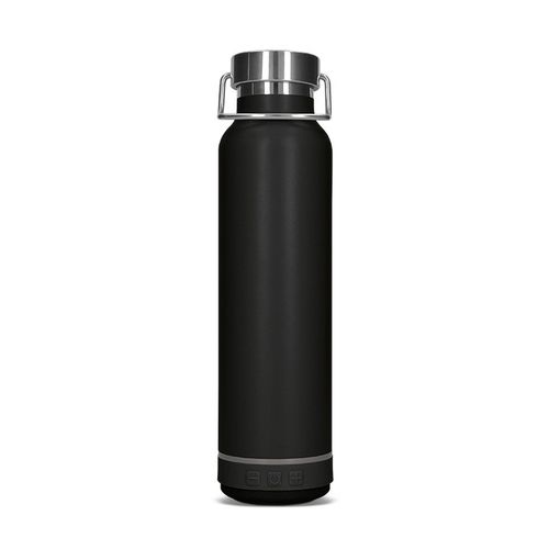 HAUT-PARLEUR ENCEINTE ET BOUTEILLE GOURDE ISOTHERME INOX 60 cl
