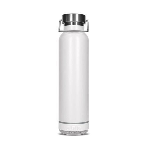 HAUT-PARLEUR ENCEINTE ET BOUTEILLE GOURDE ISOTHERME INOX 60 cl