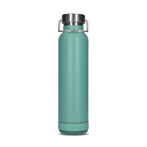 HAUT-PARLEUR ENCEINTE ET BOUTEILLE GOURDE ISOTHERME INOX 60 cl
