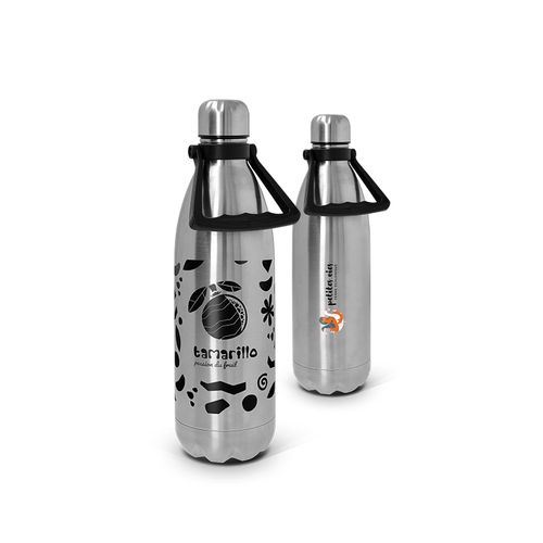 BOUTEILLE GOURDE ISOTHERME DOUBLE-PAROI INOX 1L - 3