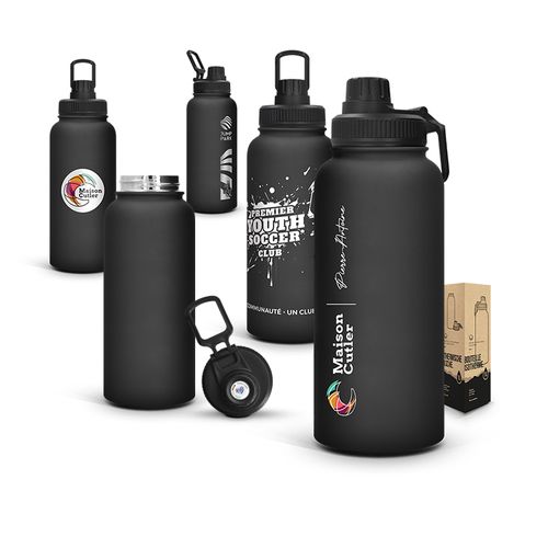 1L DOUBLE-WALL ISOTHERMAL BOTTLE WITH SOFT TOUCH FINISH