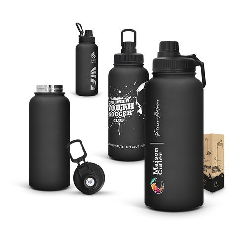 BOUTEILLE GOURDE ISOTHERME DOUBLE-PAROI FINITION SOFT TOUCH 1 L - 1
