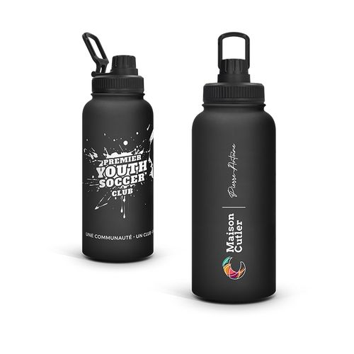 BOUTEILLE GOURDE 1 L ISOTHERME DOUBLE-PAROI FINITION SOFT TOUCH
