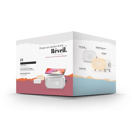 REVEIL & CHARGEUR A INDUCTION 10W - 5