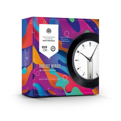HORLOGE MURALE RADIO PILOTEE